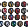 NHL oficiální fan puk InGlasCo Stitch Blister #0